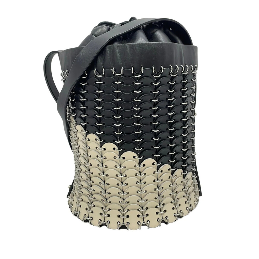 Paco Rabanne Black Cream Silver Leather #346037P50B